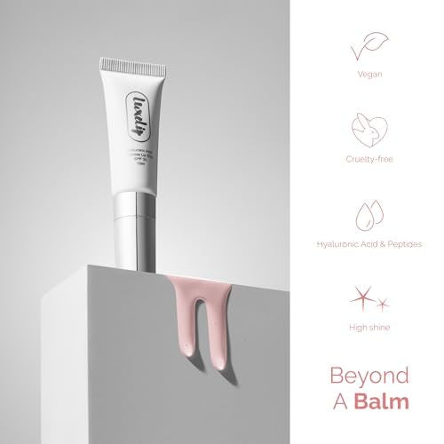 Tinted Lip Balm Elixir – Hydrating Vegan Lip Care with Sheer Color & Moisturizing Glow – Non-Sticky Nourishing, Lip Plumping Treatment for Soft, Smooth Lips (Strawberry 10ml)