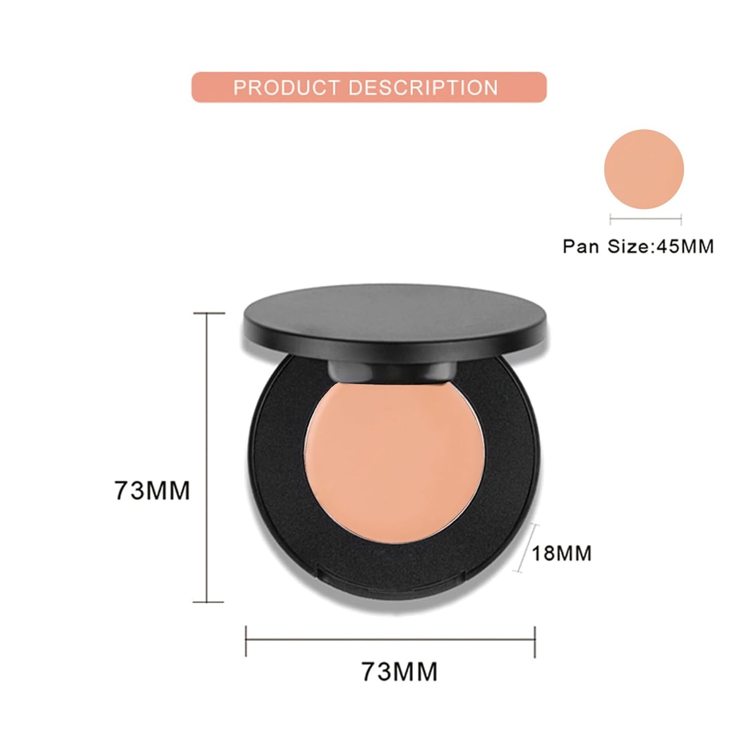 Cream Concealer Corrector Correcting Contour Makeup Set under Eye Concealer Cream Kit for Dark Circles and Blemish 22