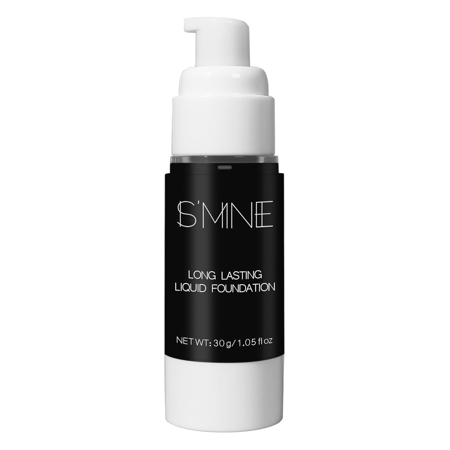 IS'MINE Black Liquid Foundation Makeup, Matte Flawless Finish Foundation, Vegan & Cruelty-Free (1.05 Fl Oz, 042)