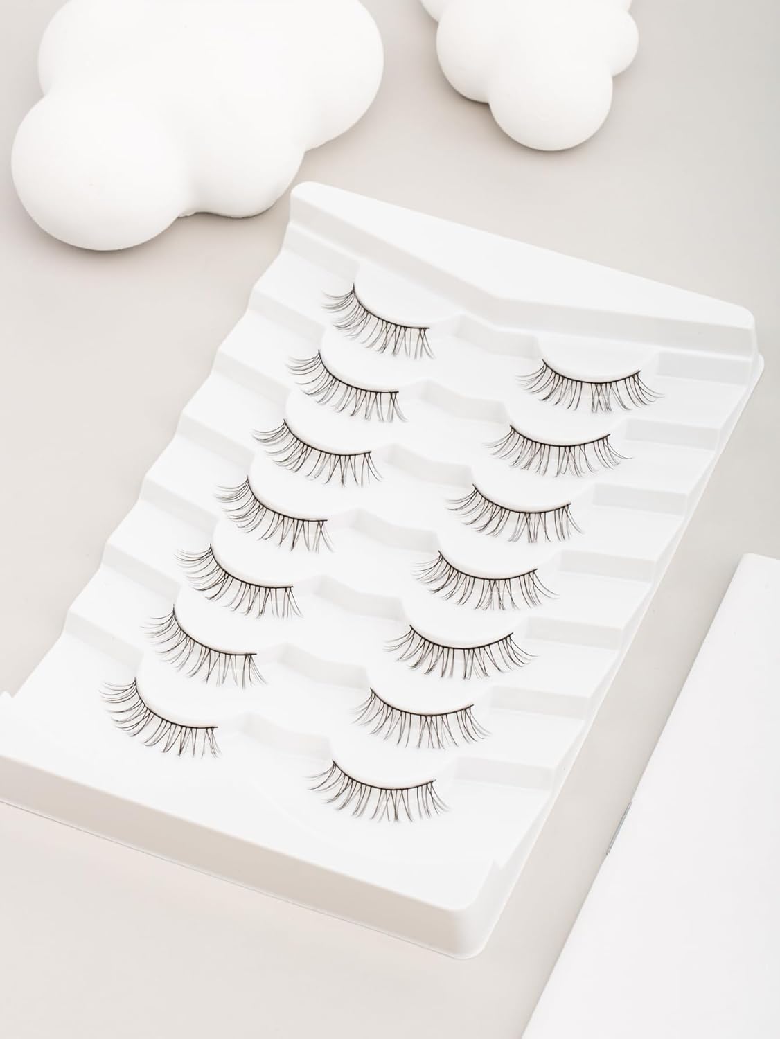 Natural Eyelashes Clean Lashes for Small Eyes C Curl Soft Eyelash Siligli