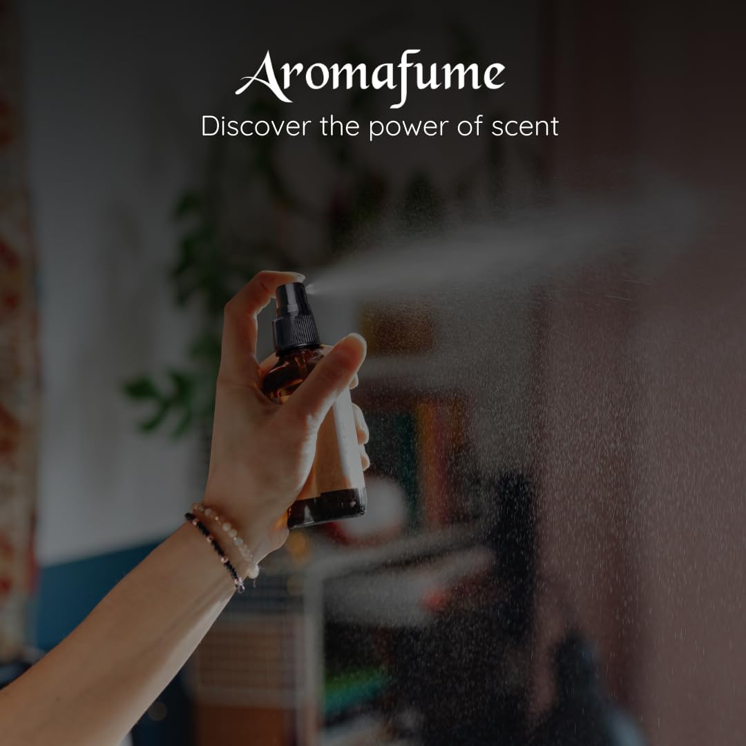 Rose Room, Linen & Pillow Spray by Aromafume | 100ml/3.38 fl oz | with Pure Rose Essential Oil | Aromatherapy Spray | Mist for Bedding, Fabrics