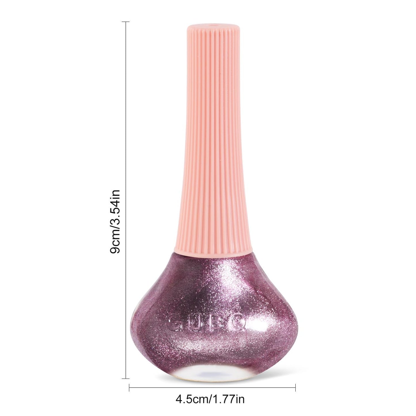 Major Dijit Quick Dry Nail Polish Purple Silver Summer Nail Lacquer for Nail Art Regular Nail Polish 0.41 fl oz.