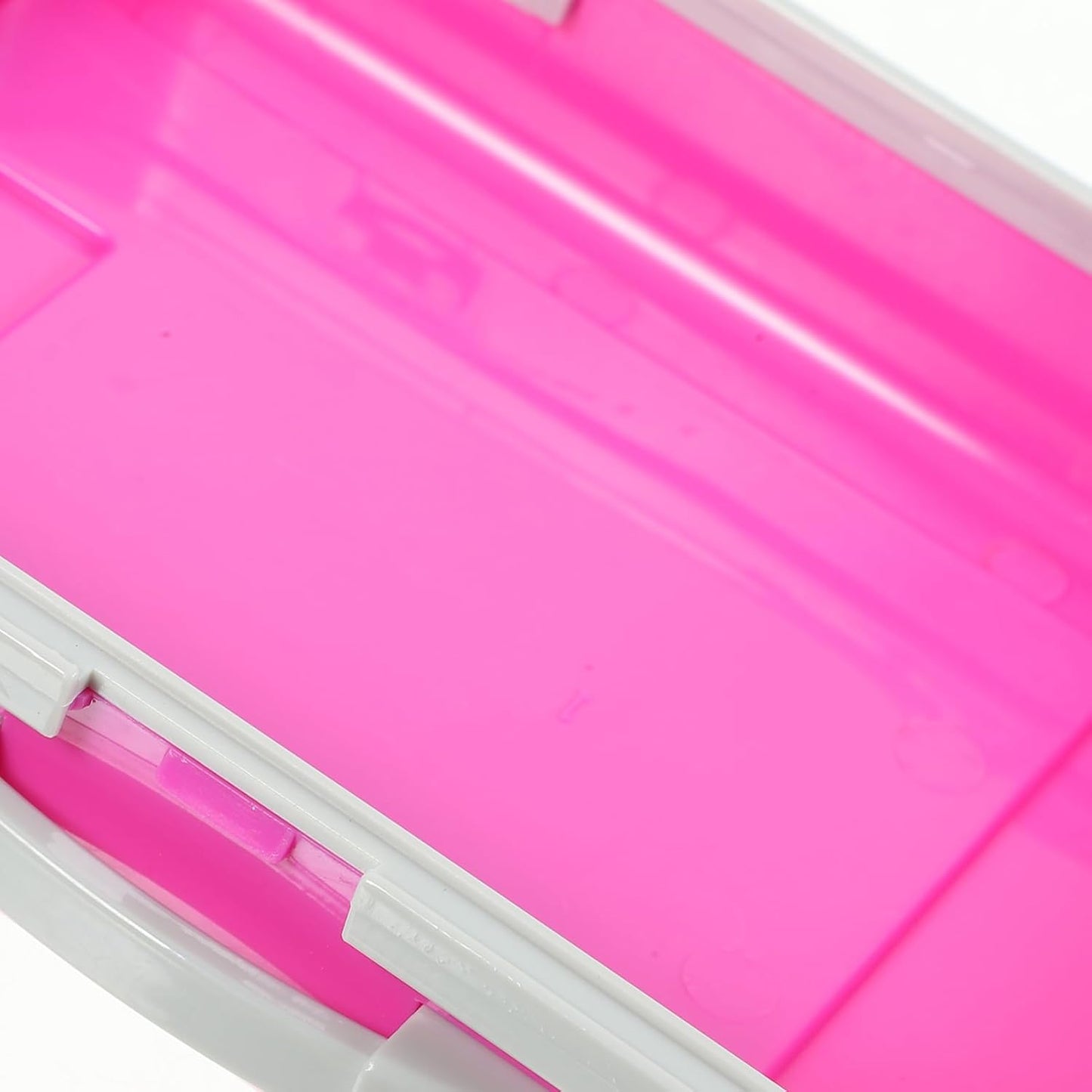 4pcs Simulation Suitcase Makeup Box, Portable False Eyelashes Storage Box, Travel Makeup Carrying Case, Pink & Rose Red, 6.49 x 3.34 x 1.96 Inch