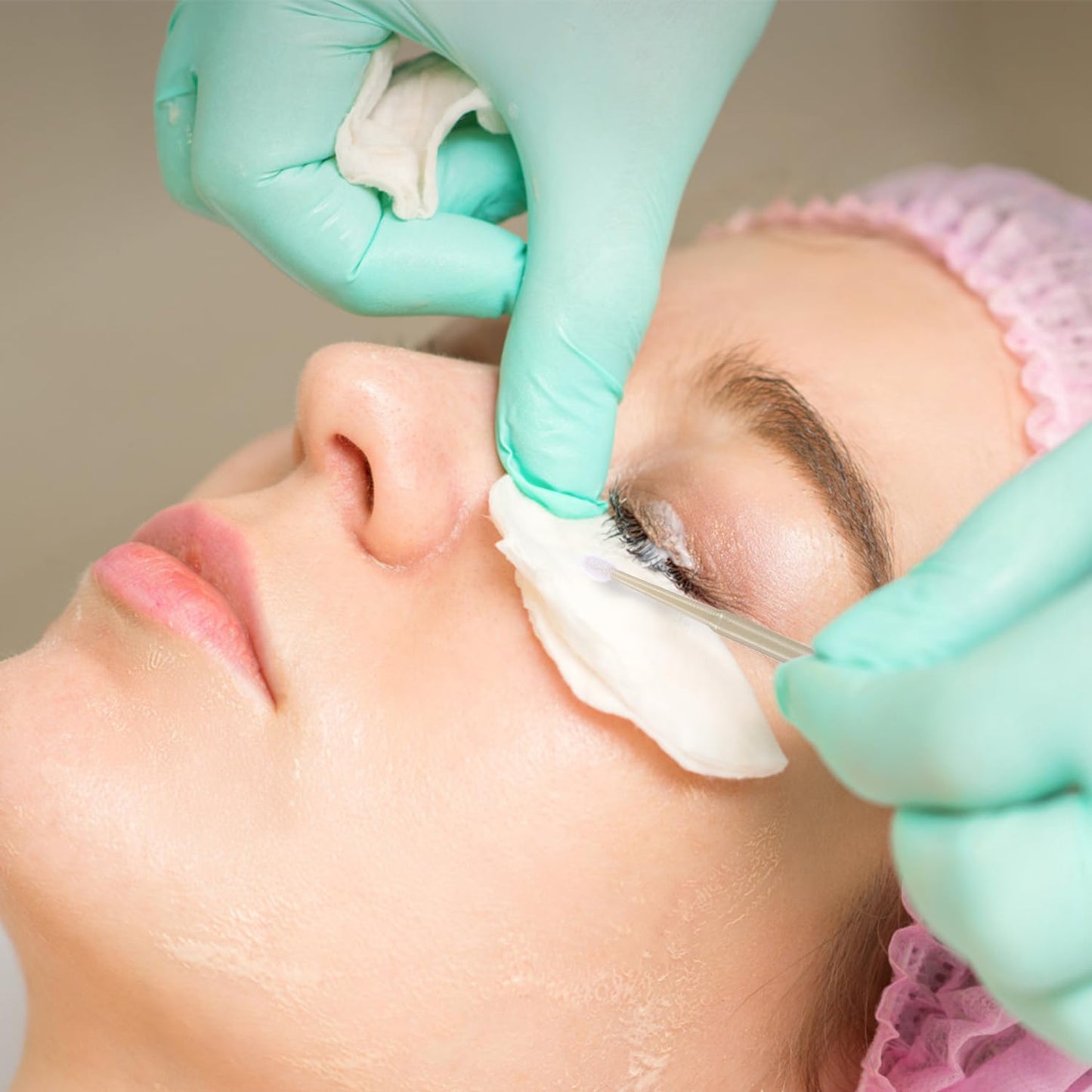 400PCS Micro Applicator Brush,JASSINS Microswabs for eyelash extensions,Disposable Precision Mascara swabs,Suitable for Cleaning and Applying Makeup (Grey)