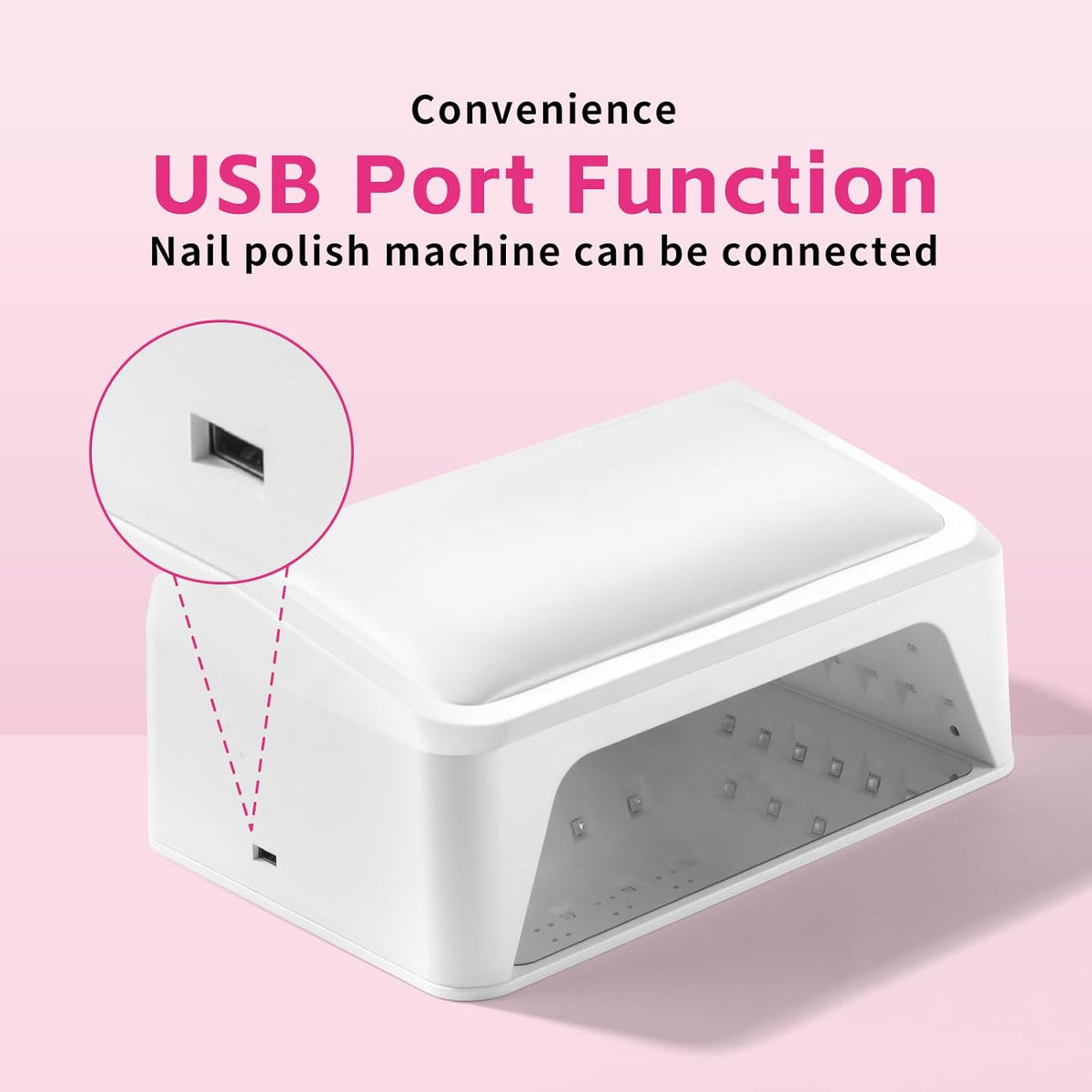 Missshine UV Nail lamp 72w 66 Dual Source Beads, Large Space uv Light for Gel Nails with Tilting Hand Pillow and Smart Touch Screen, Mirror Removable Base Nail lamp with 4 timers and Built-in USB