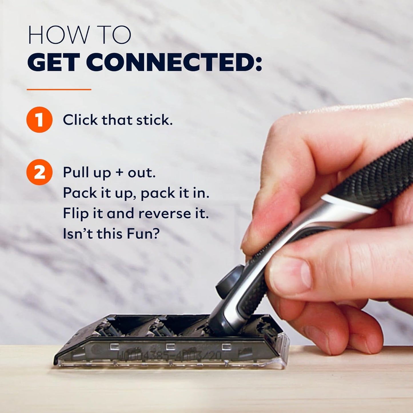 Dollar Shave Club 4-Piece Razor Set - Extra Close Refill Cartridges, Alarm Handle & Shave Cream 3oz