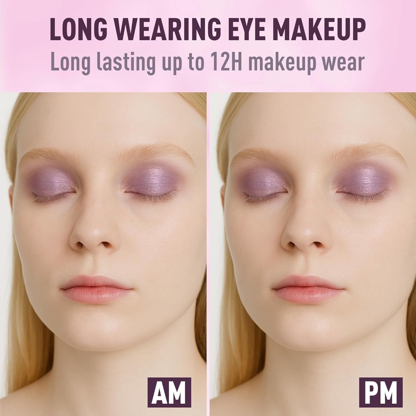FV Cream Shimmer Eyeshadow Stick,Long Lasting & Waterproof, Multi-Use & High Pigment Eyeshadow Makeup Stick, Amethyst Shimmer