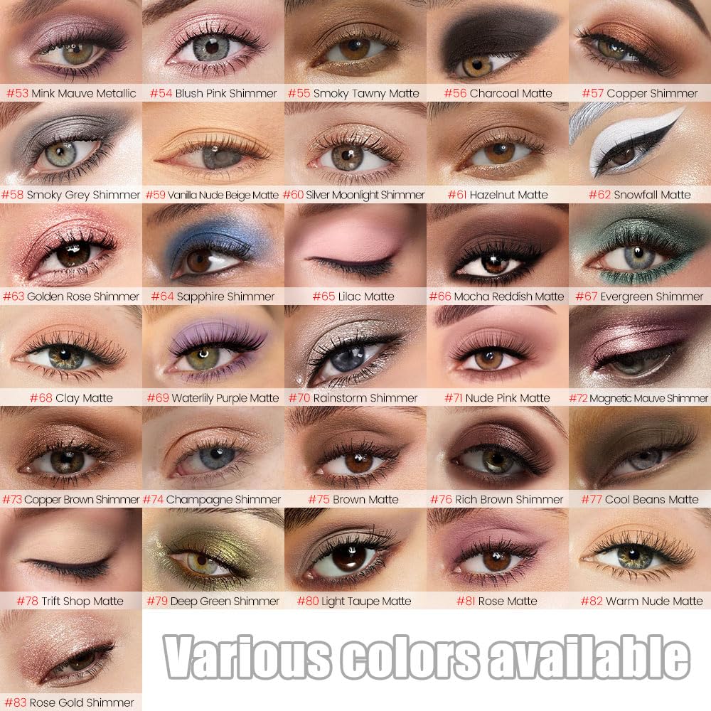 Light Pink Shimmer Cream Eye Shadow Stick Makeup for Women, Pink Shimmer Eyeliner Pencil Eyeshadow Brightener Stick for Eyes, Waterproof Eyeshadow Applicator Blendable, sombras para ojos 54#