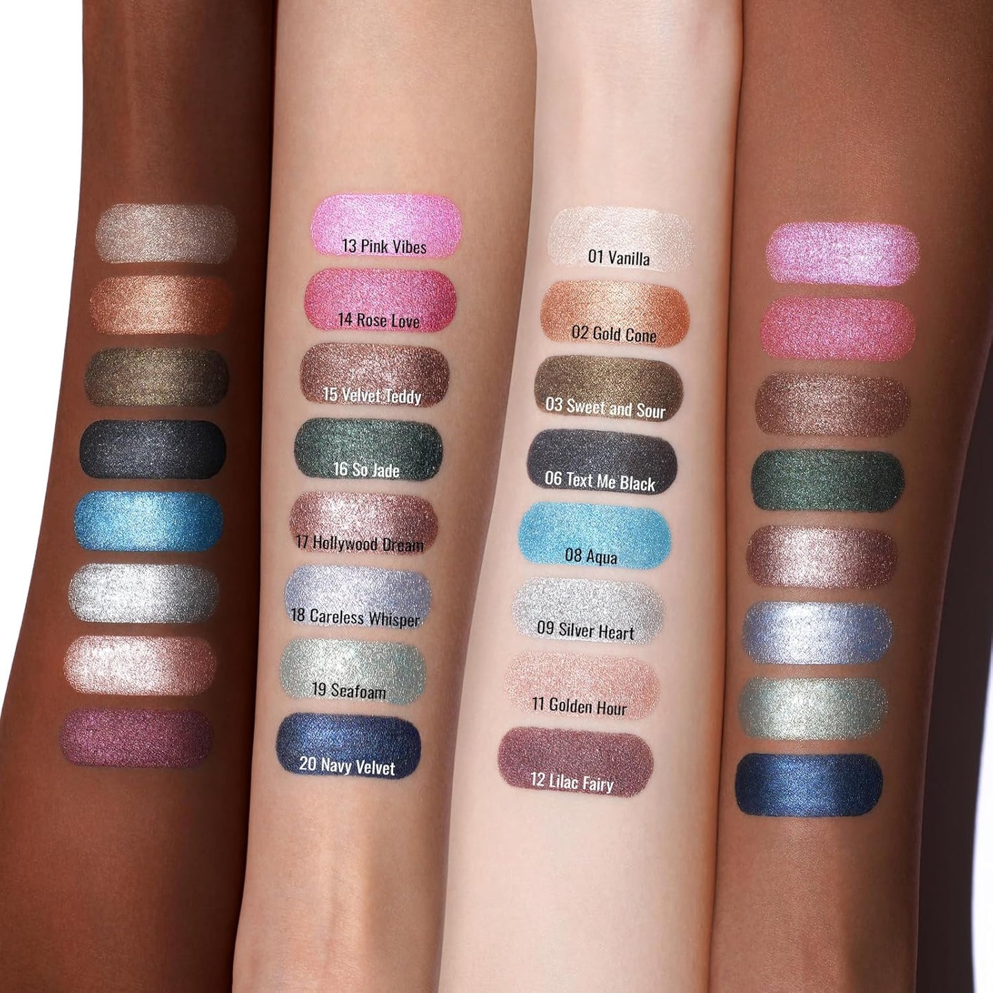 Oulac Waterproof Eye Shadow Stick Smooth and Long Lasting, Shimmering Glitter Finish, Blendable Eyes Makeup, Vegan & Cruelty-Free 3.8g, 18 Careless Whisper