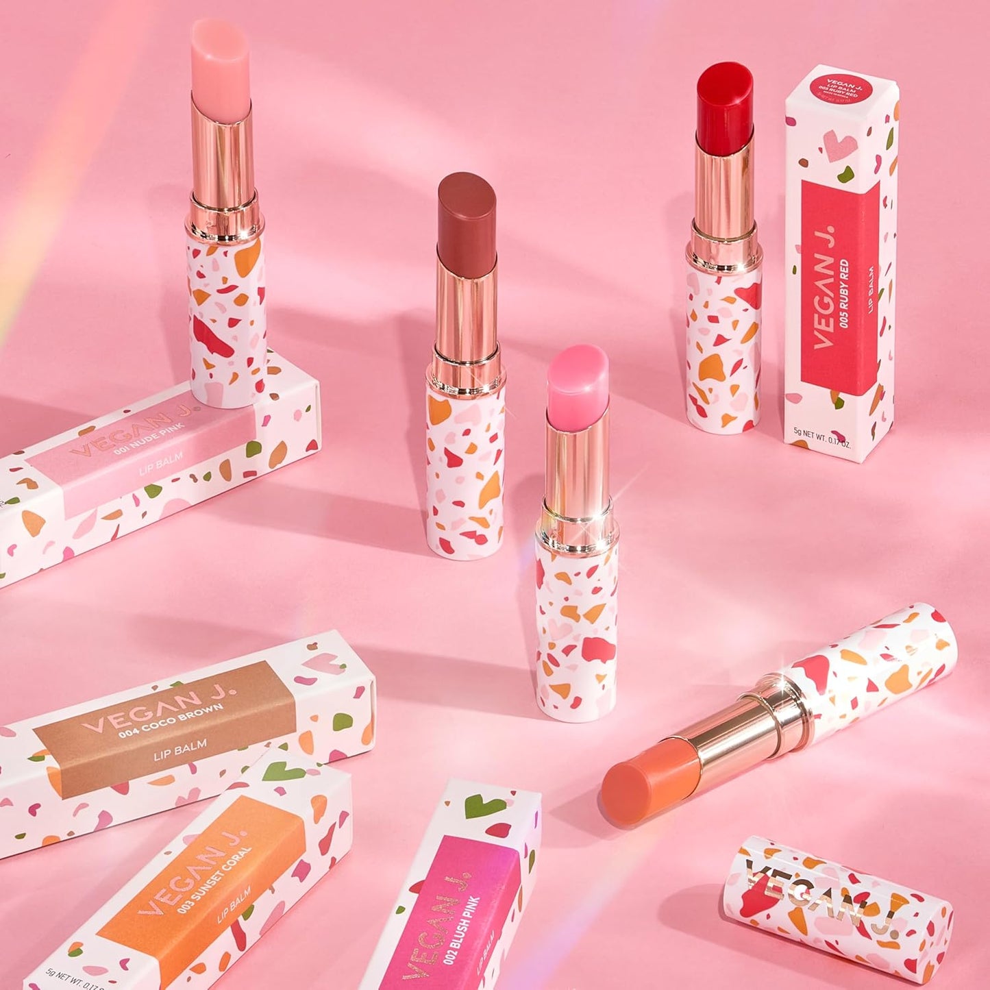 Lip Balm – Long-Lasting Hydration with Natural Color – Korean Beauty, Oasis Plant Complex, Silicone-Free, Vegan & Cruelty-Free Lip Care (003 Sunset Coral)