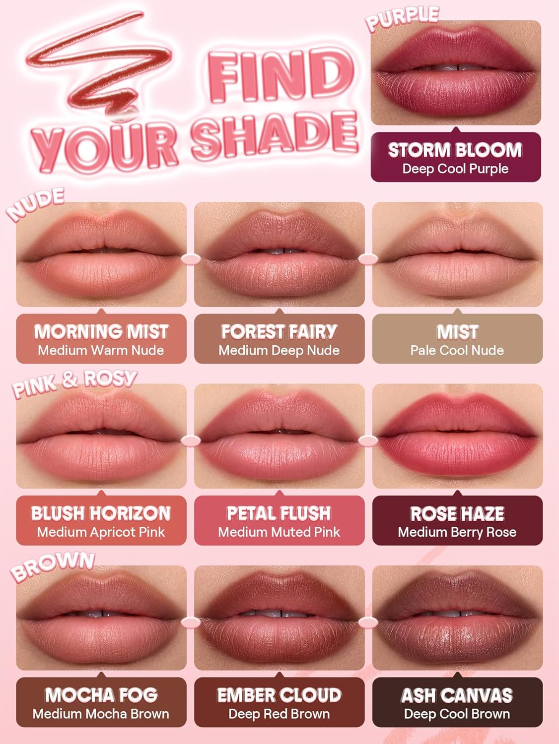 SHEGLAM Cloudline Blur Lip Liner Long Lasting,Vegan & Cruelty-Free Lip Stain-Forest Fairy