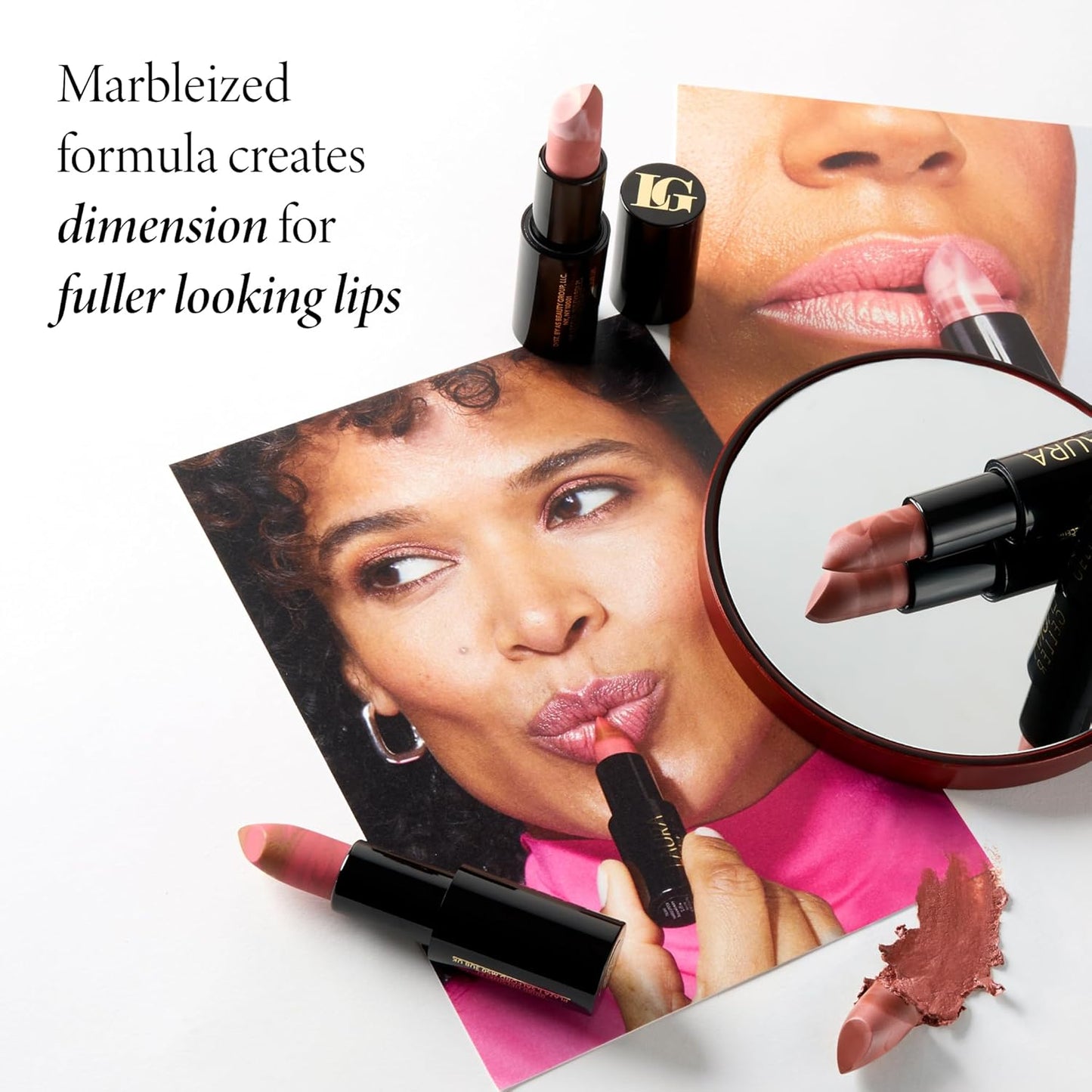 LAURA GELLER NEW YORK Italian Marble Sheer Lipstick - Honey Bun - Hydrating & Lightweight - Vitamin E & Caster Seed Oil - Cream Finish