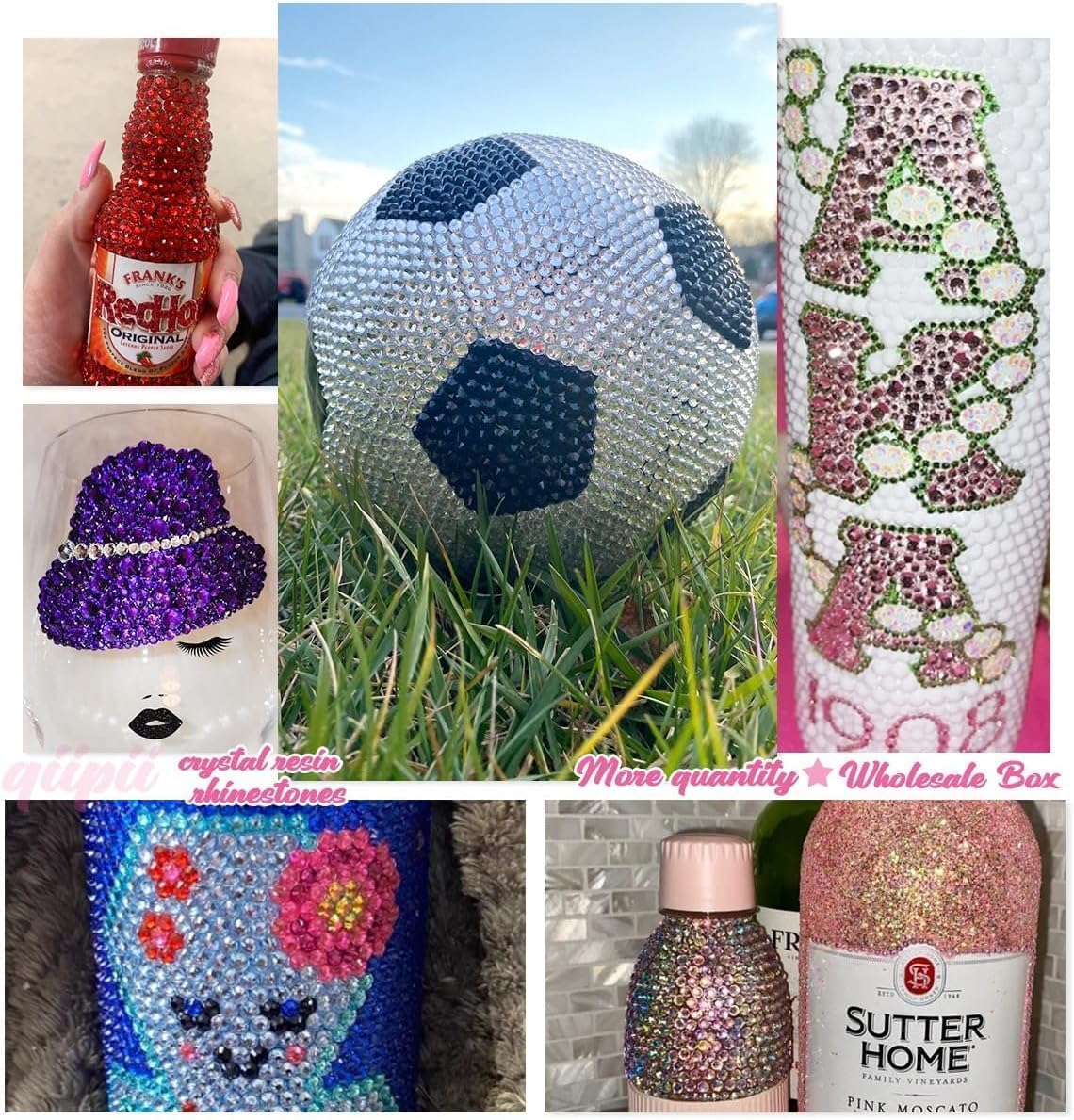 16000PCS Teal Blue Crystal Resin Rhinestones for Crafting 3mm 4mm 5mm Blue Zircon Flatback Stones Gems Non-Hotfix Diamonds Crystals Charms for Nails Face Eyes Makeup Tumblers Bottles DIY Crafts