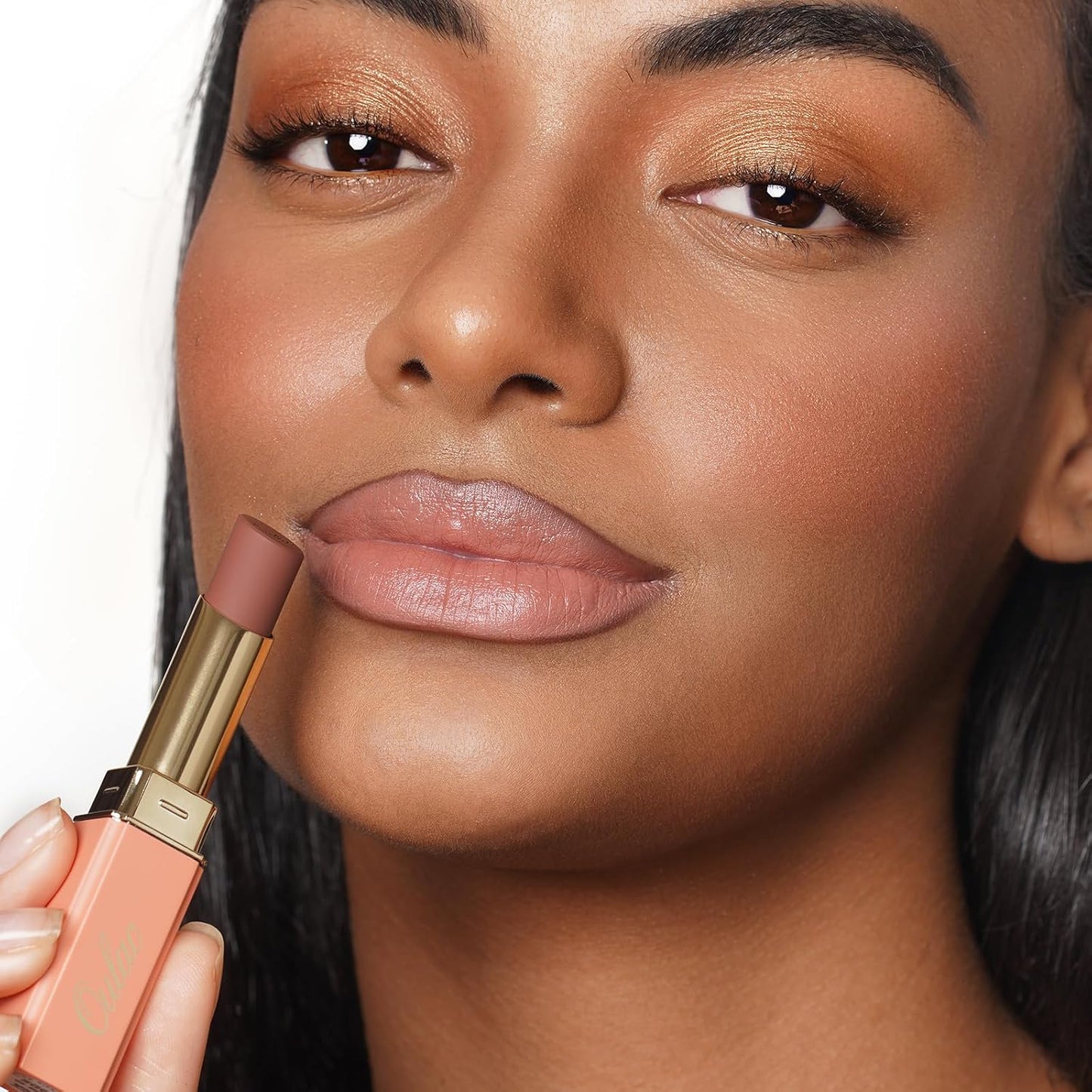 Oulac Nude Hydrating Lipstick Set For Women High Impact Lipcolor Tinted Lip Balm, Nourishing, Satin Finish, Moisturizing Creamy Formula, Vegan Clean Beauty Sensual Glow Rich Crème 01+02+04(SET 1)