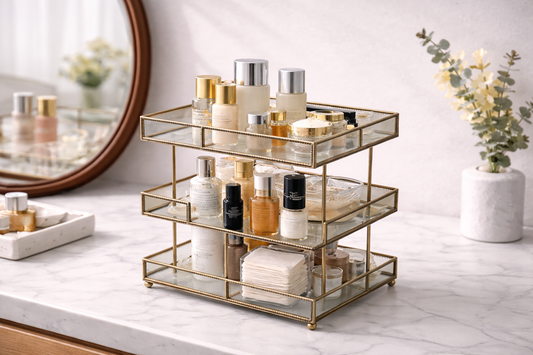 skincare storage for easy access