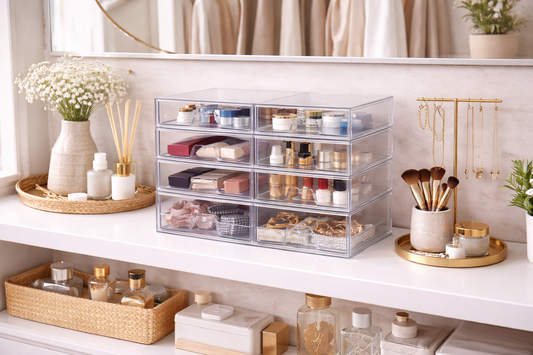 Drawer storage for routine efficiency