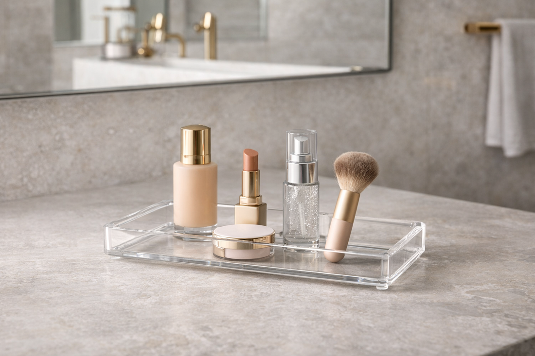 Makeup storage ideas for small bathrooms with limited space