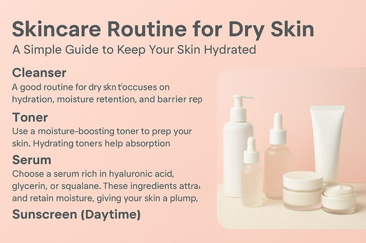 Skincare Routine for Dry Skin: A Simple Guide to Keep Your Skin Hydrated