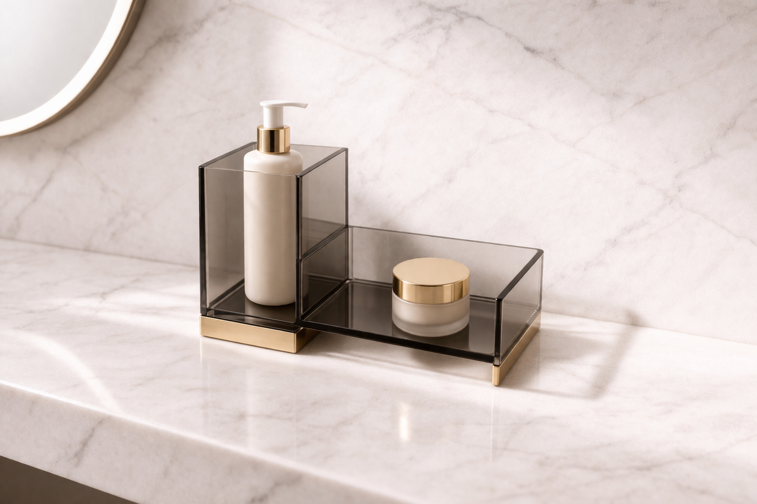 Vanity Setup For Clutter Control