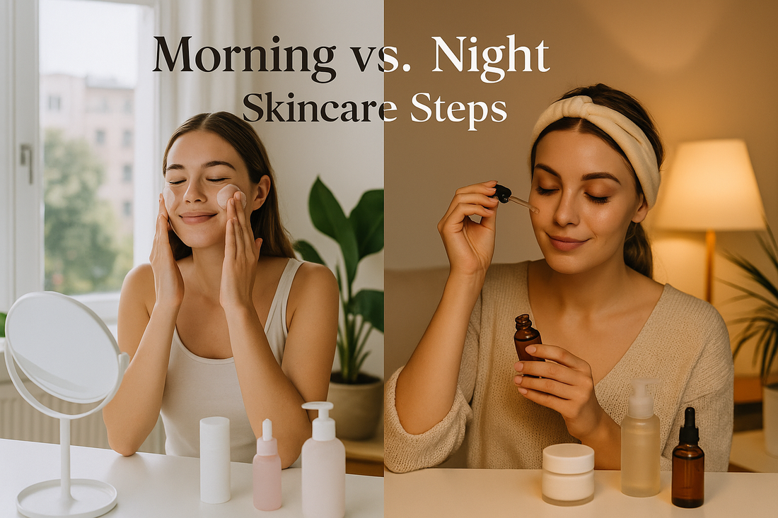 Morning vs. Night Skincare Steps