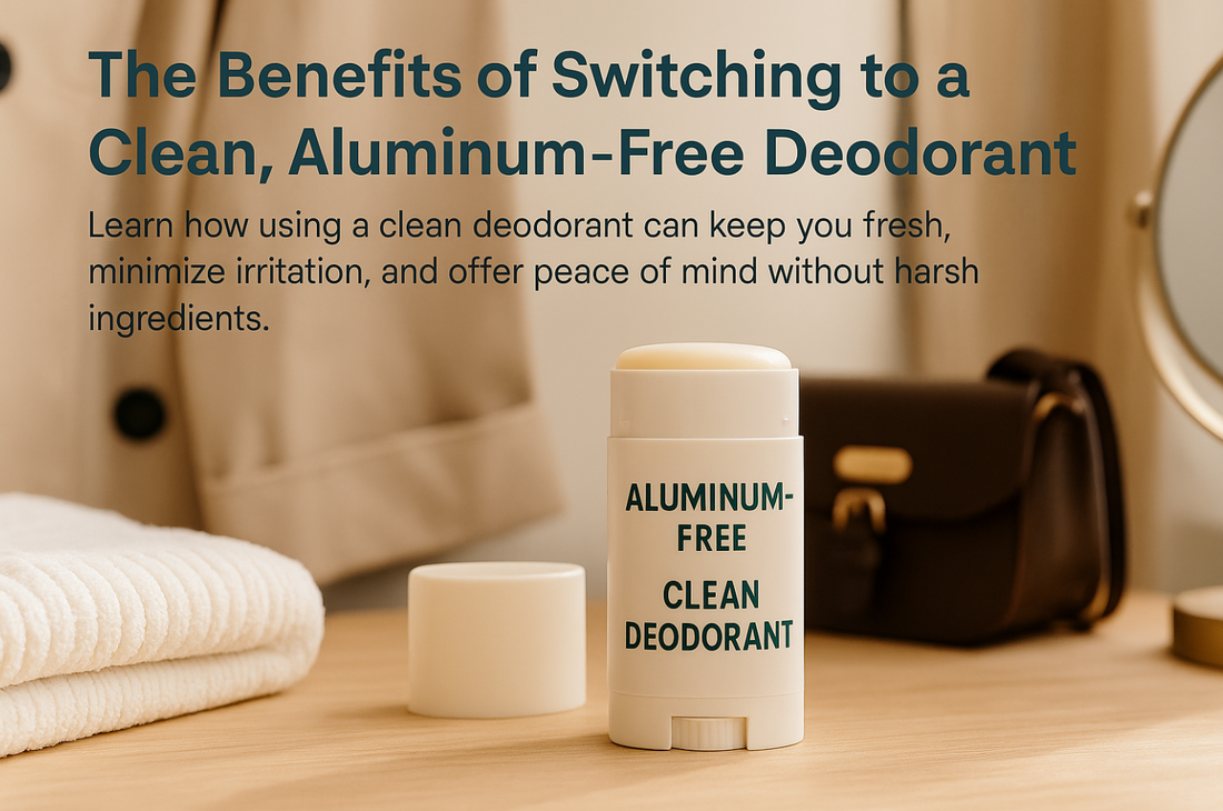 The Benefits of Switching to a Clean, Aluminum-Free Deodorant
