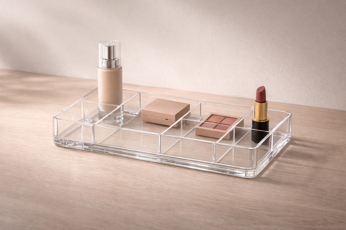 Makeup storage that reduces daily reset