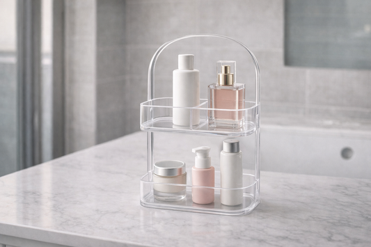 Bathroom organization for daily use