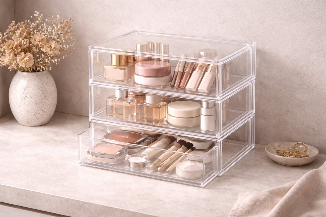 Drawer layout for stable access