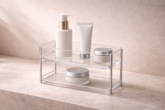 Skincare setup for clean routines
