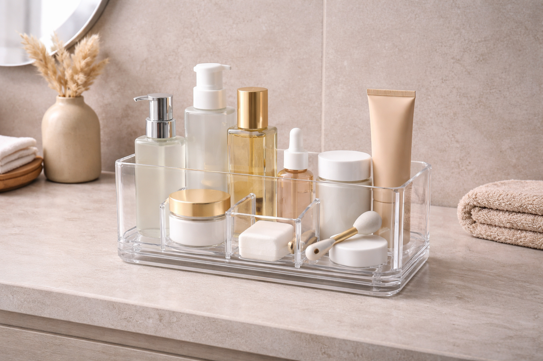 Skincare storage for consistent routines
