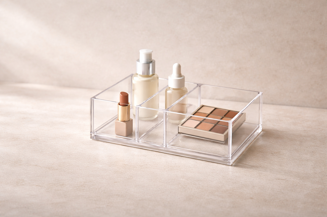 consistent makeup storage