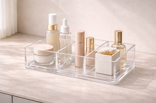 Organized storage for daily routines