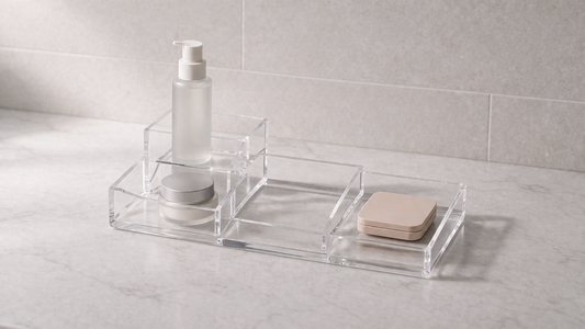 Skincare setup that maintains consistency through stable structure