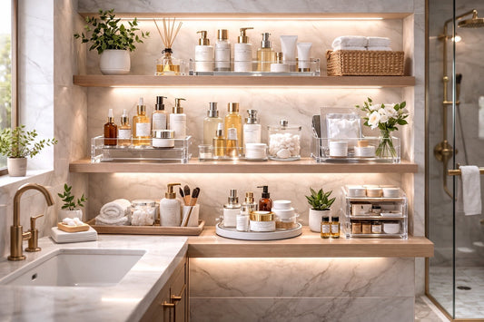 Bathroom Storage System That Reduces Daily Clutter