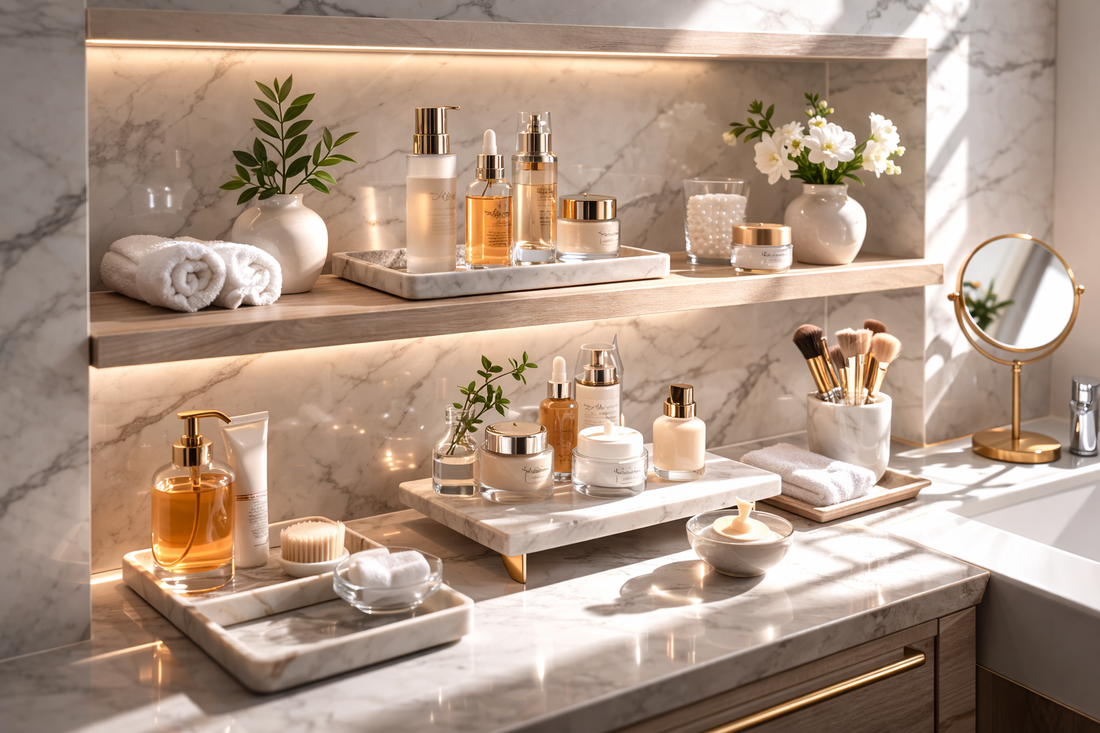 Skincare Shelf Layout