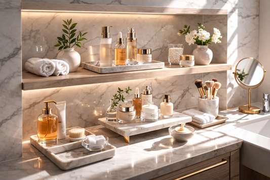 Skincare Shelf Layout