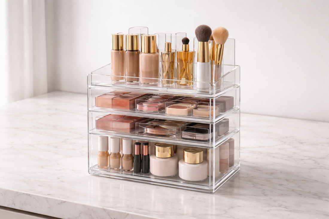 How makeup storage reduces routine fatigue and clutter stress