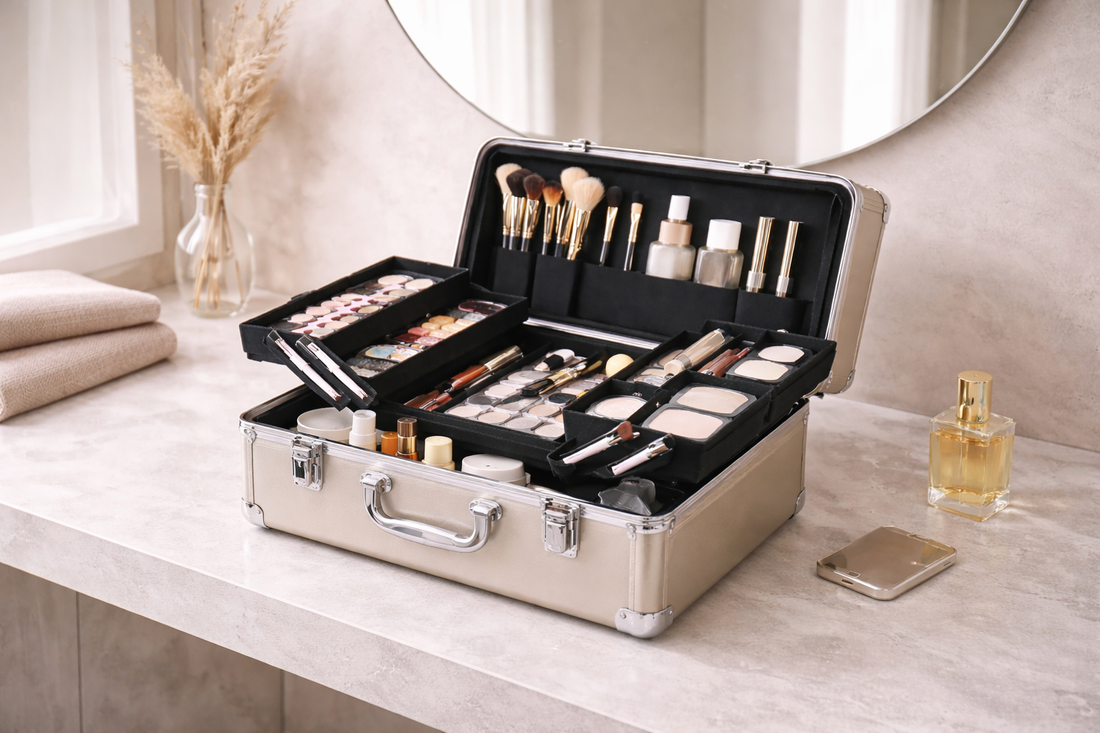 travel makeup storage ideas