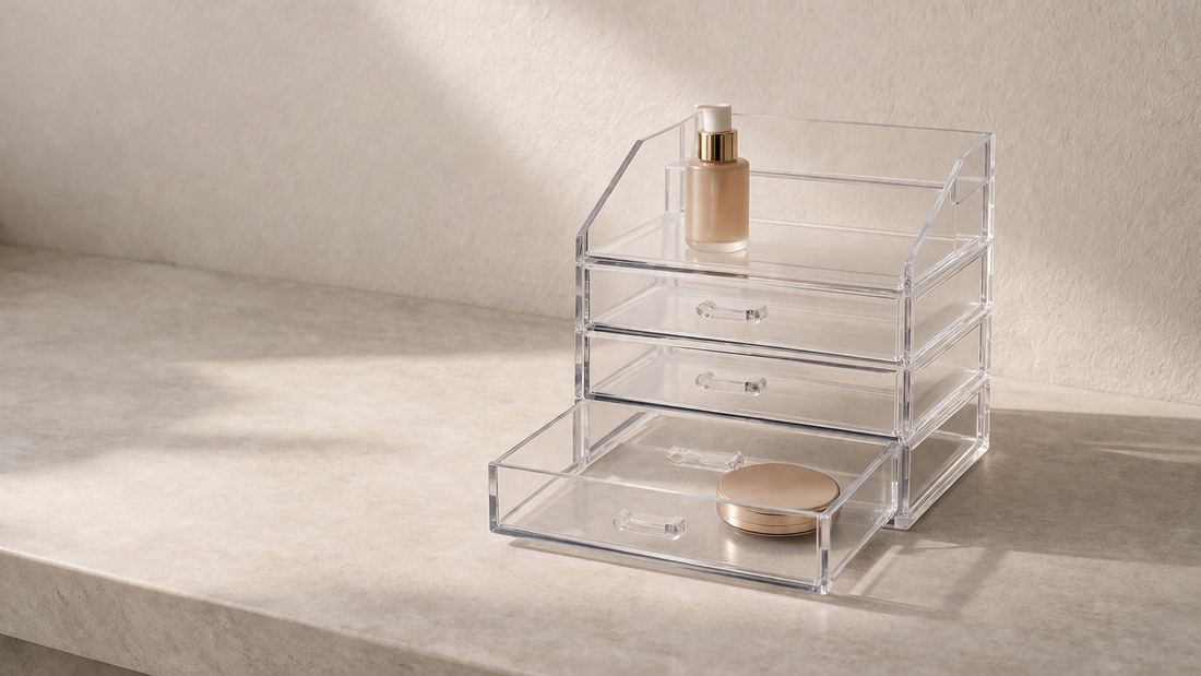 Makeup storage ideas for better visibility