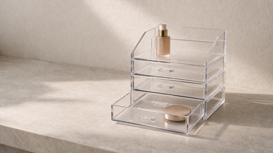 Makeup storage ideas for better visibility
