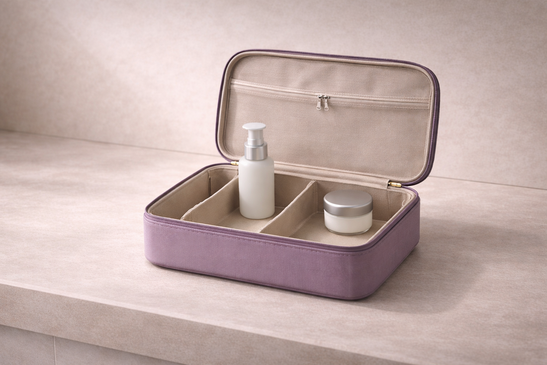 Travel organization for clutter-free setup