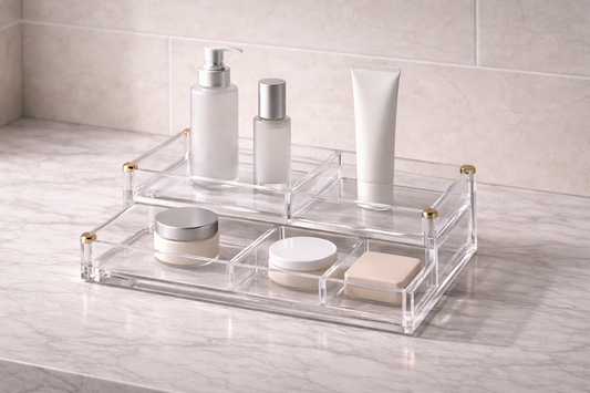 Skincare layout that maintains usage through stable structure