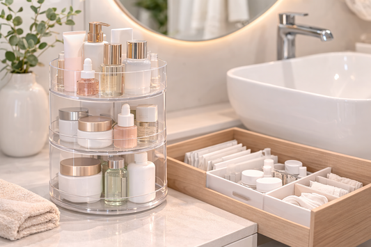 Skincare Shelf vs Drawer Storage