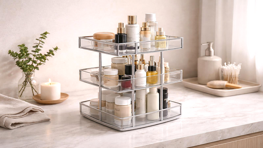 how to organize skincare