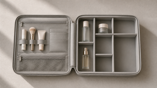 Best travel beauty organizer with structured compartments for efficient packing