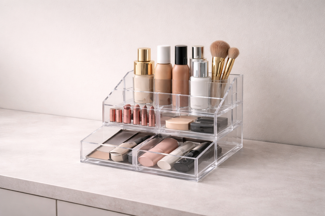 Makeup Organization for Daily Routines Improves Stability and Reduces Clutter