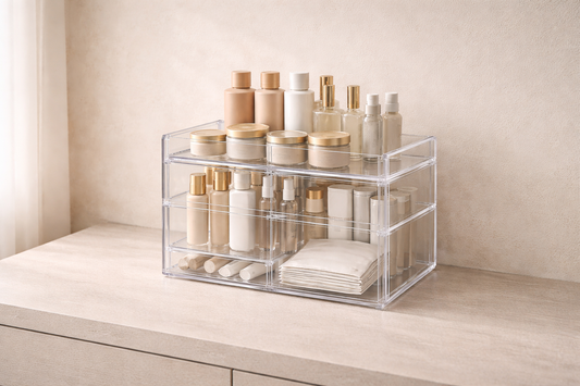 skincare storage solutions