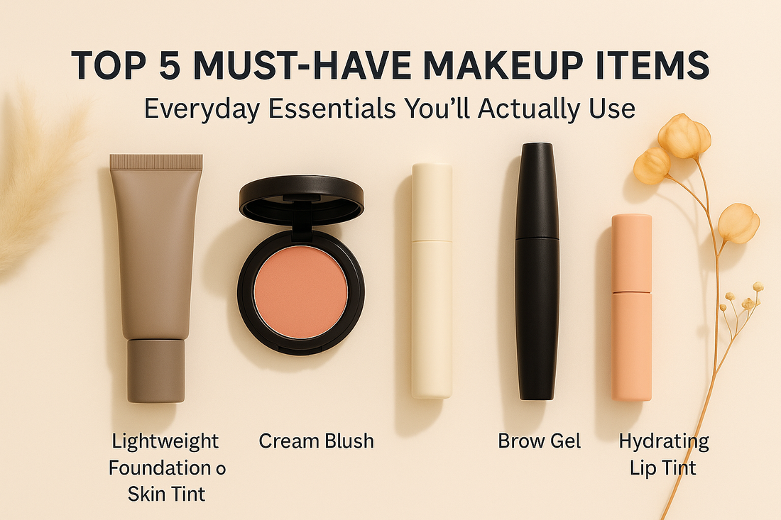Top 5 Must-Have Makeup Items: Everyday Essentials You’ll Actually Use