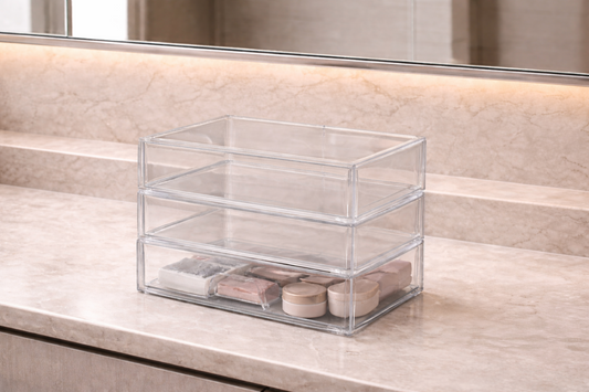 High-quality drawer organizer maintaining structure and stability over time.