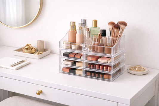best clear makeup organizer